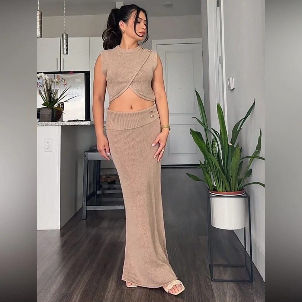 Meshki | Skirts | Meshki Sloane Knit Set | Poshmark